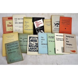 A Collection of Socialist and Communist Pamphlets (15 volumes)